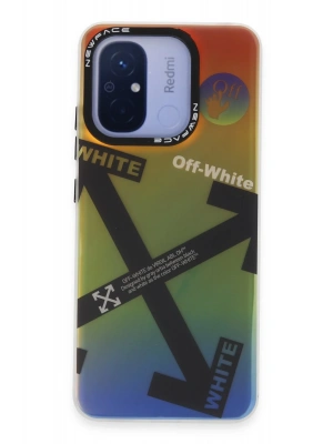 Newface Xiaomi Redmi 12C Kılıf Estoril Desenli Kapak - Estoril - 5