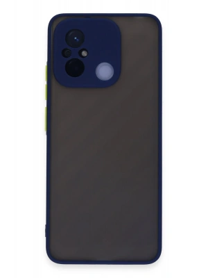 Newface Xiaomi Redmi 12C Kılıf Montreal Silikon Kapak - Lacivert