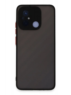 Newface Xiaomi Redmi 12C Kılıf Montreal Silikon Kapak - Siyah