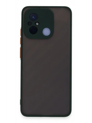 Newface Xiaomi Redmi 12C Kılıf Montreal Silikon Kapak - Yeşil