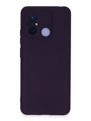 Newface Xiaomi Redmi 12C Kılıf Nano içi Kadife Silikon - Mor
