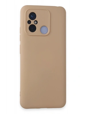 Newface Xiaomi Redmi 12C Kılıf Nano içi Kadife Silikon - Pudra