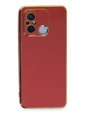 Newface Xiaomi Redmi 12C Kılıf Volet Silikon - Kırmızı