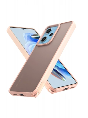 Newface Xiaomi Redmi 13 4G Kılıf Elegant Kapak - Pudra