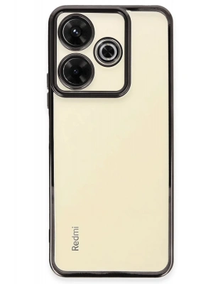 Newface Xiaomi Redmi 13 4G Kılıf Razer Lensli Silikon - Siyah