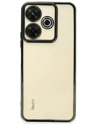 Newface Xiaomi Redmi 13 4G Kılıf Razer Lensli Silikon - Yeşil