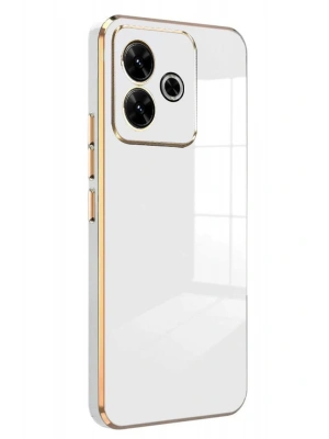 Newface Xiaomi Redmi 13 4G Kılıf Volet Silikon - Beyaz