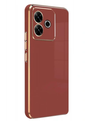 Newface Xiaomi Redmi 13 4G Kılıf Volet Silikon - Kırmızı