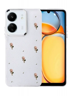 Newface Xiaomi Redmi 13C Fiyonk Desenli Kapak - Desen 6