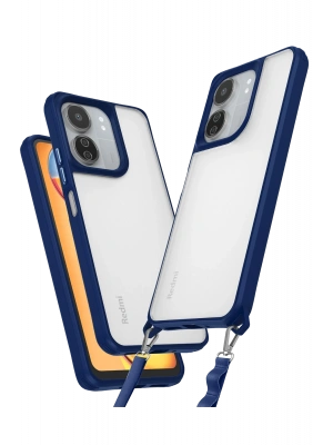 Newface Xiaomi Redmi 13C Kılıf Penta Silikon Kılıf - Lacivert