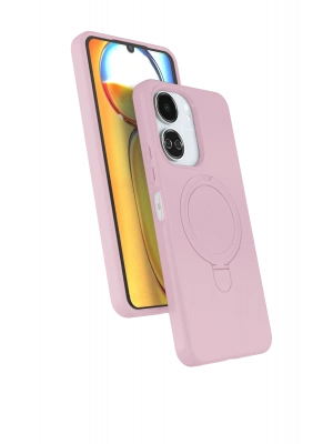 Newface Xiaomi Redmi 13C Regal Magsafe Standlı Kapak - Açık Pembe