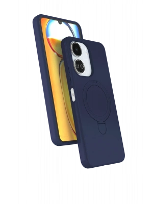 Newface Xiaomi Redmi 13C Regal Magsafe Standlı Kapak - Lacivert