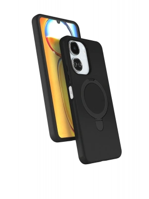 Newface Xiaomi Redmi 13C Regal Magsafe Standlı Kapak - Siyah