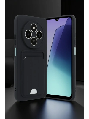 Newface Xiaomi Redmi 14C Kelvin Kartvizitli Silikon - Bordo