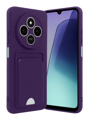 Newface Xiaomi Redmi 14C Kelvin Kartvizitli Silikon - Derin Mor