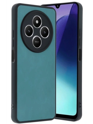 Newface Xiaomi Redmi 14C Kılıf Aras Deri Kapak - Açık Yeşil