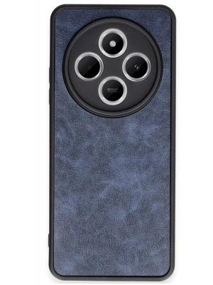 Newface Xiaomi Redmi 14C Kılıf Aras Deri Kapak - Lacivert