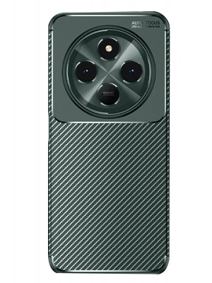 Newface Xiaomi Redmi 14C Kılıf Auto Focus Karbon Kapak - Koyu Yeşil