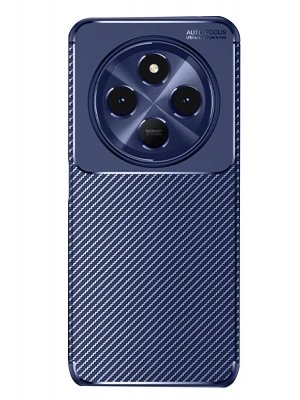 Newface Xiaomi Redmi 14C Kılıf Auto Focus Karbon Kapak - Lacivert