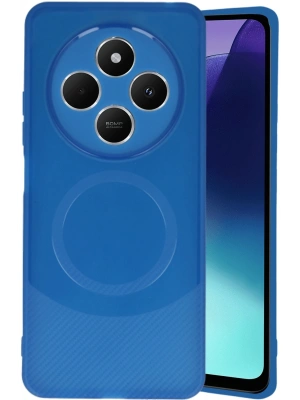 Newface Xiaomi Redmi 14C Kılıf Maya Karbon Kapak - Lacivert