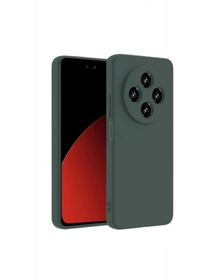 Newface Xiaomi Redmi 14C Kılıf Nano içi Kadife Silikon - Koyu Yeşil