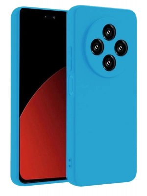 Newface Xiaomi Redmi 14C Kılıf Nano içi Kadife Silikon - Mavi