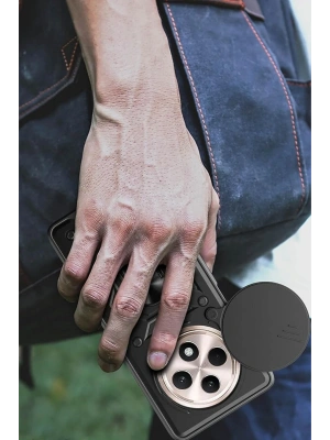 Newface Xiaomi Redmi 14C Kılıf Pars Lens Yüzüklü Silikon - Kırmızı