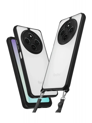 Newface Xiaomi Redmi 14C Kılıf Penta Silikon Kılıf - Siyah