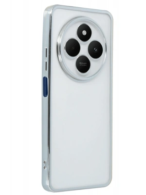 Newface Xiaomi Redmi 14C Kılıf Razer Lensli Silikon - Gümüş