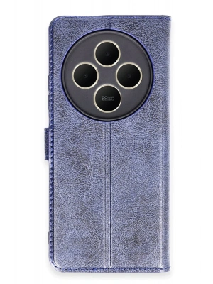 Newface Xiaomi Redmi 14C Kılıf Trend S Plus Kapaklı Kılıf - Lacivert