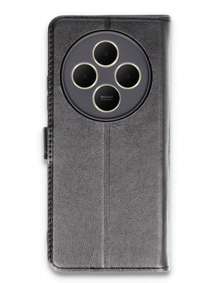 Newface Xiaomi Redmi 14C Kılıf Trend S Plus Kapaklı Kılıf - Siyah