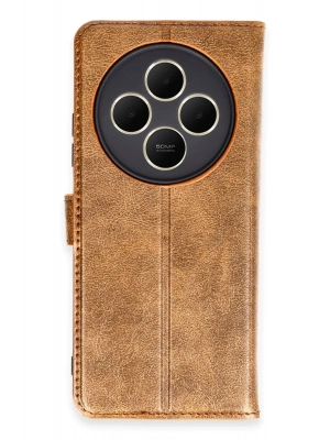 Newface Xiaomi Redmi 14C Kılıf Trend S Plus Kapaklı Kılıf - Taba