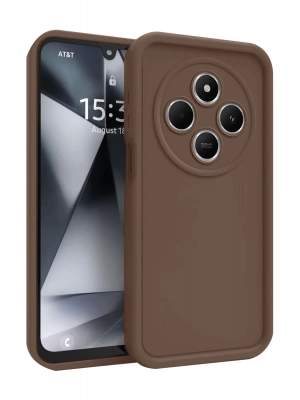 Newface Xiaomi Redmi 14C Kılıf Viera Silikon - Kahverengi