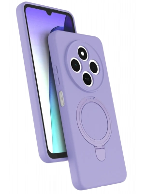 Newface Xiaomi Redmi 14C Regal Magsafe Standlı Kapak - Lila