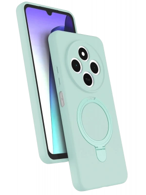 Newface Xiaomi Redmi 14C Regal Magsafe Standlı Kapak - Su Yeşili