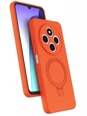 Newface Xiaomi Redmi 14C Regal Magsafe Standlı Kapak - Turuncu