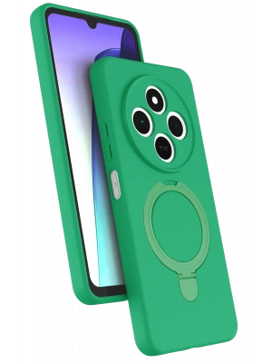 Newface Xiaomi Redmi 14C Regal Magsafe Standlı Kapak - Yeşil