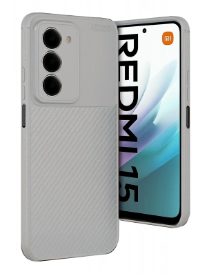Newface Xiaomi Redmi 15 4G Auto Focus Karbon Kapak - Gri
