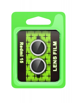 Newface Xiaomi Redmi 15 4G Raze Metal Kamera Lens - Gümüş