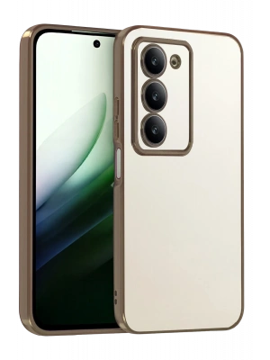 Newface Xiaomi Redmi 15 4G Razer Lensli Silikon - Çöl Titanyum