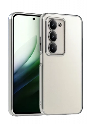 Newface Xiaomi Redmi 15 4G Razer Lensli Silikon - Gümüş