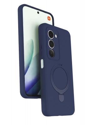 Newface Xiaomi Redmi 15 4G Regal Magsafe Standlı Kapak - Lacivert