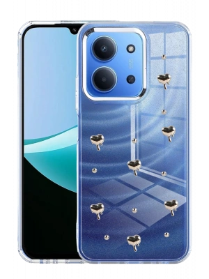 Newface Xiaomi Redmi 15C 4G Fiyonk Desenli Kapak - Desen 1