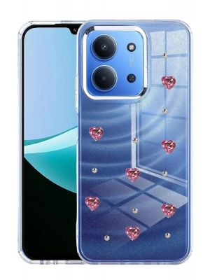 Newface Xiaomi Redmi 15C 4G Fiyonk Desenli Kapak - Desen 3