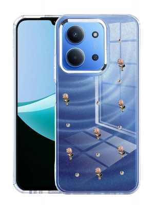 Newface Xiaomi Redmi 15C 4G Fiyonk Desenli Kapak - Desen 6