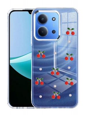 Newface Xiaomi Redmi 15C 4G Fiyonk Desenli Kapak - Desen 9