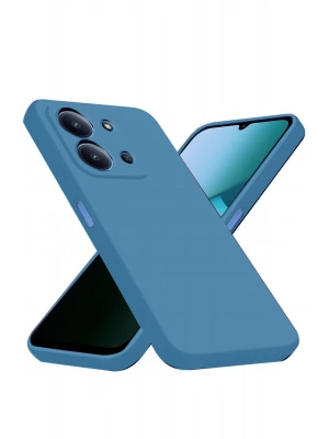 Newface Xiaomi Redmi 15C 4G Nano içi Kadife Silikon - Mavi