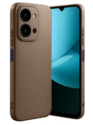 Newface Xiaomi Redmi 15C 4G Thermax Silikon Kılıf - Kahverengi