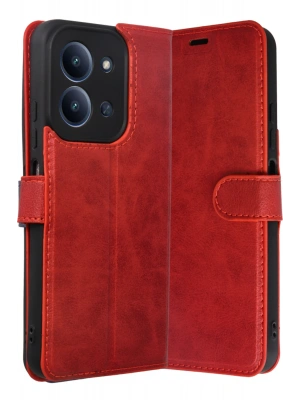 Newface Xiaomi Redmi 15C 4G Trend S Plus Kapaklı Kılıf - Kırmızı