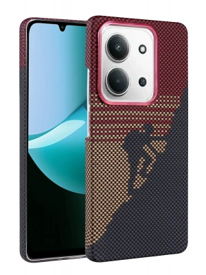 Newface Xiaomi Redmi 15C 4G Vega Magsafe Kapak - Kırmızı